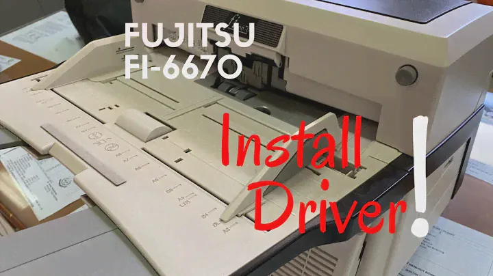 TUTORIAL INSTALL DRIVER FUJITSU FI-6670 SCANNER