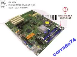 Celsius W360 Fujitsu-Siem материнская ПЛАТА D2587-A12-0