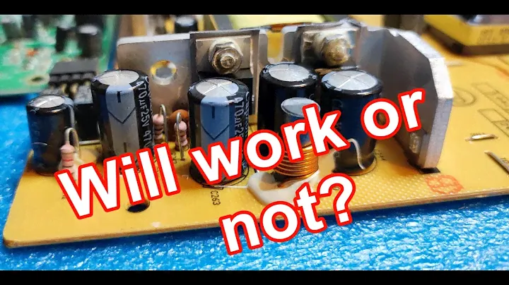 I repair an old Fujitsu Siemens LCD monitor