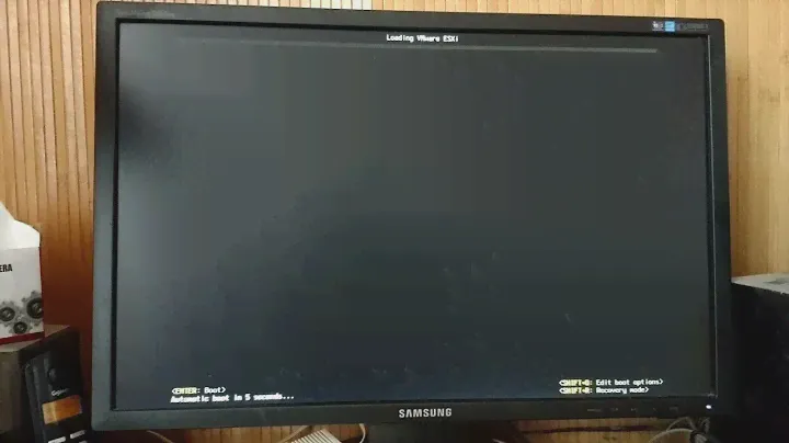 Fujitsu rx300 s7 VMware 6.7 reinstall