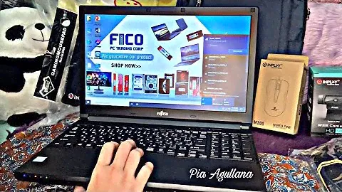 UNBOXING AFFORDABLE FUJITSU LAPTOP || Pia Agullana