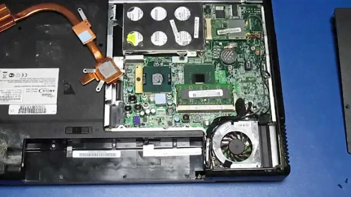 Fujitsu Amilo li 1818 change CPU and thermal compund upgrade cpu fujitsu siemens