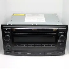 Ресивер (радио) Toyota 86120-60D21 новый оригинал FUJITSU TEN для Land Cruiser Prado с болтами для крепления