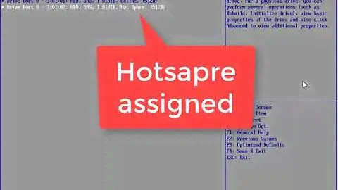 How to configure RAID 1 with hot spare for FUJITSU PRIMERGY RX2540 M5