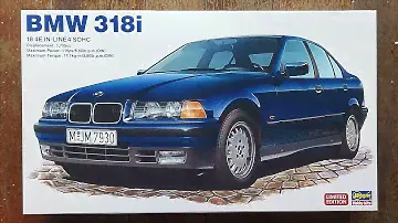 Hasegawa 1/24 BMW 318i | Plastic Model Kit Unboxing