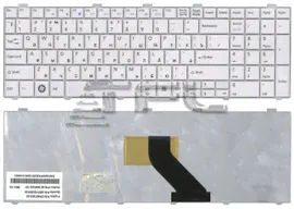 Клавиатура для ноутбука Fujitsu-Siemens LIFEBOOK AH530 AH531 NH751 (белая)