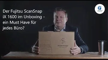 Fujitsu ScanSnap iX1600 Unboxing und kurzer Überblick