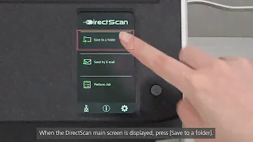 Using DirectScan to save images to a network folder with RICOH fi-8040