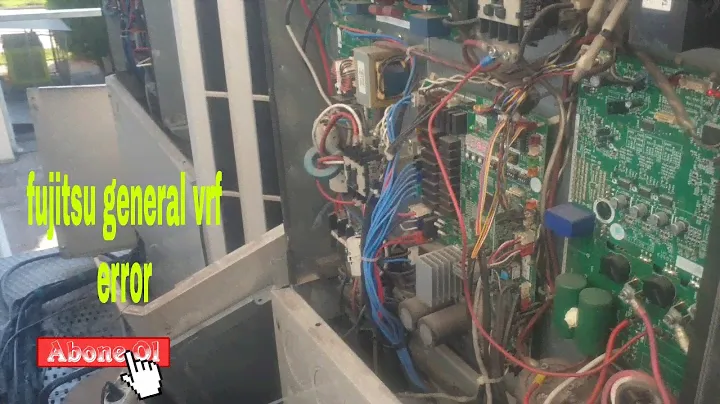 fujitsu general v2 vrf arızaları say say bitmiyo